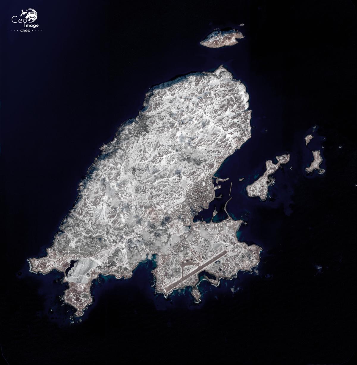 image satellite de St-Pierre image satellite de St-Pierre