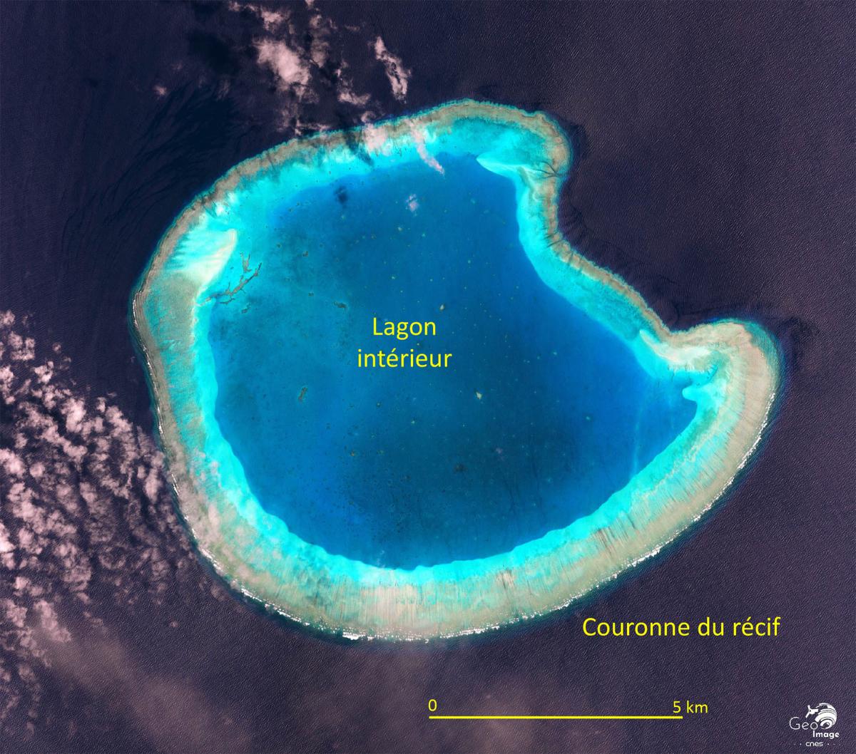 Image satellite de Bassas da India Image satellite de Bassas da India