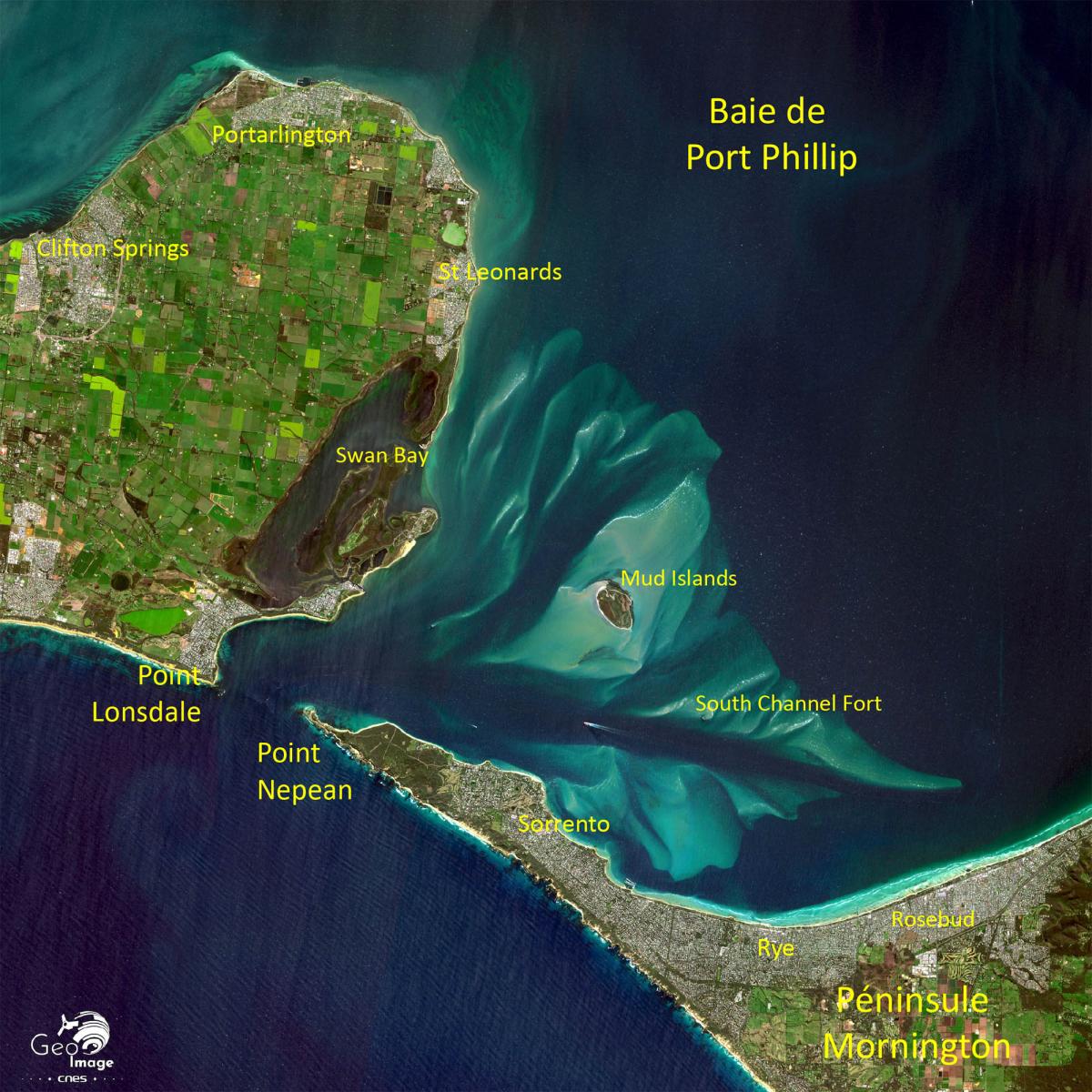 Image satellite de Passe Lieux Repères Image satellite de Passe Lieux Repères