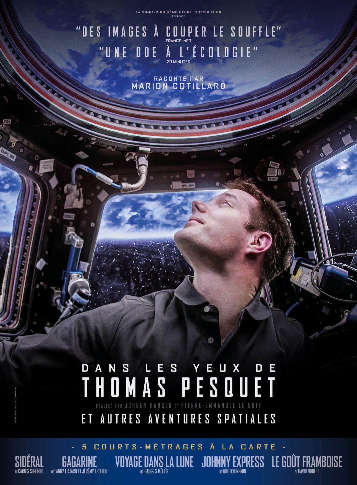 Affiche dans les yeux de Thomas Pesquet Affiche dans les yeux de Thomas Pesquet