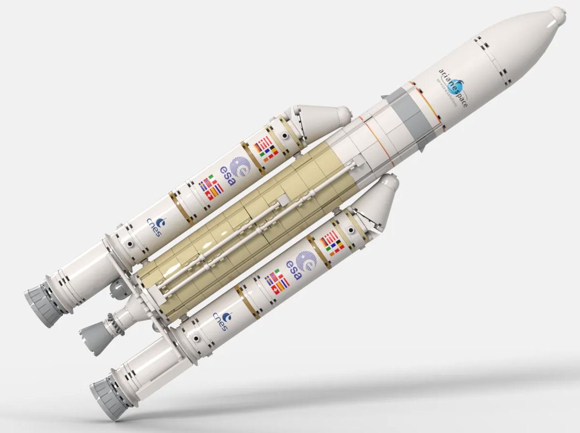 Fusée Ariane 5 en LEGO Fusée Ariane 5 en LEGO