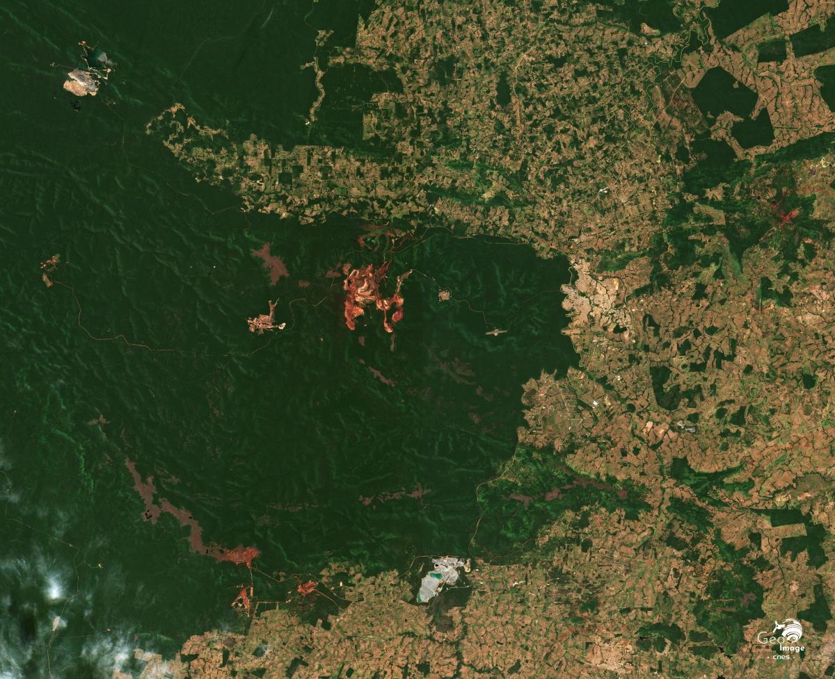 Image satellite de la « Province Minière de Carajás »