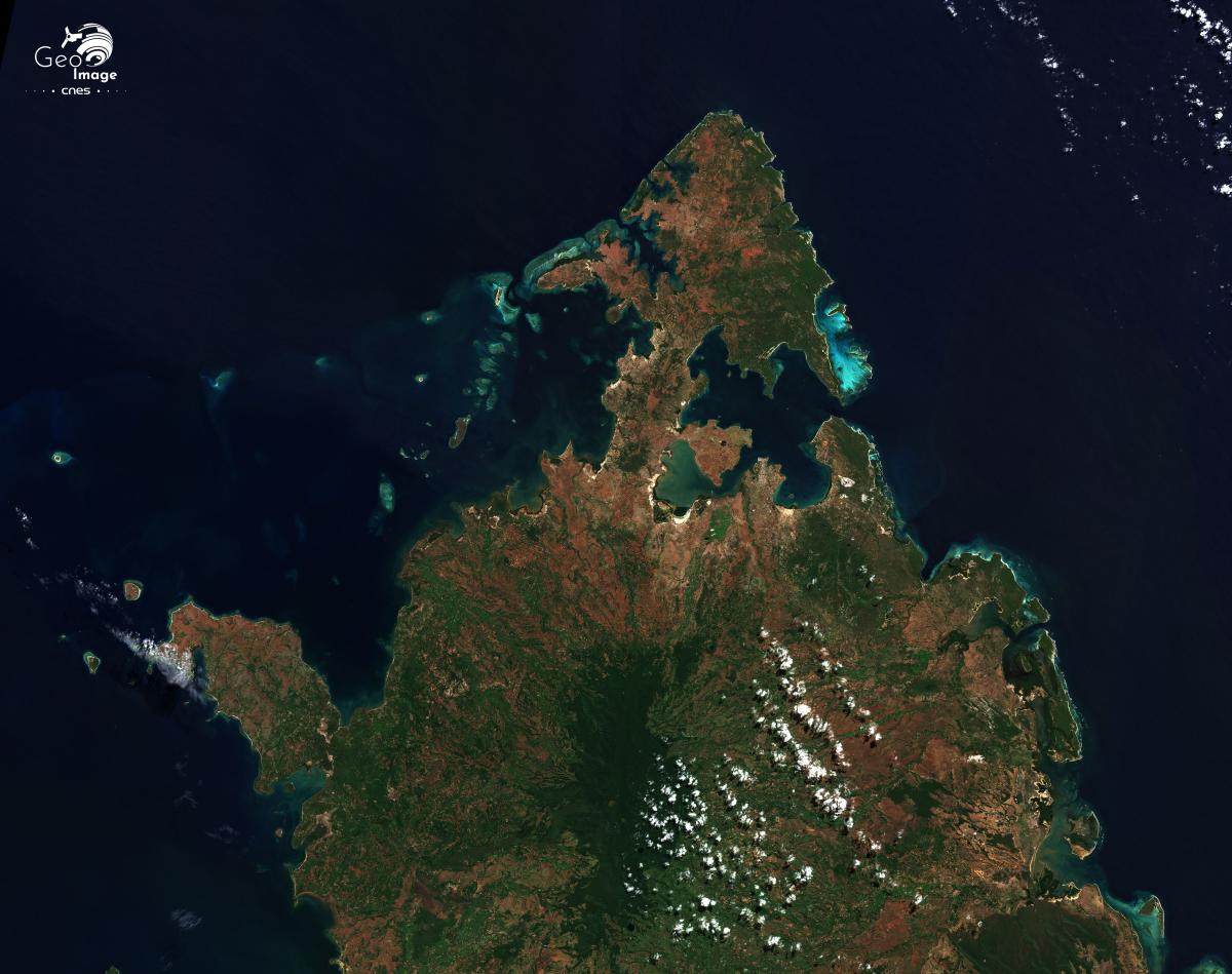 Image satellite de Antsiranana