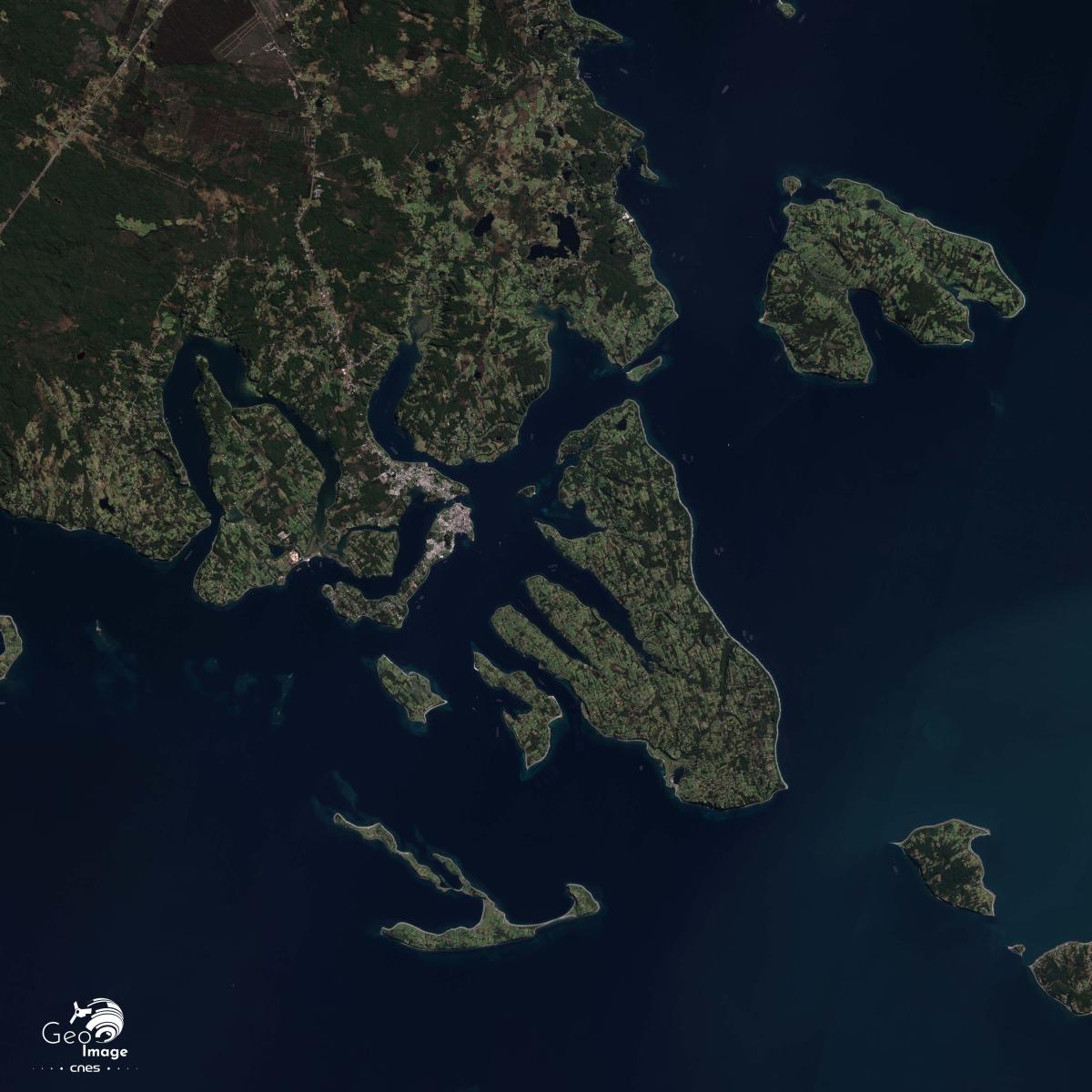 Image satellite de Calbuco Image satellite de Calbuco