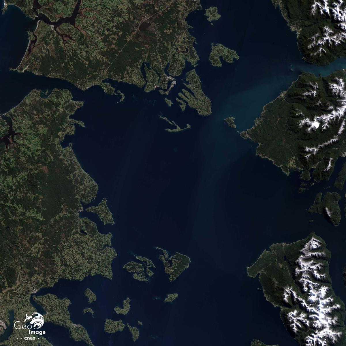 Image satellite de Calbuco Image satellite de Calbuco