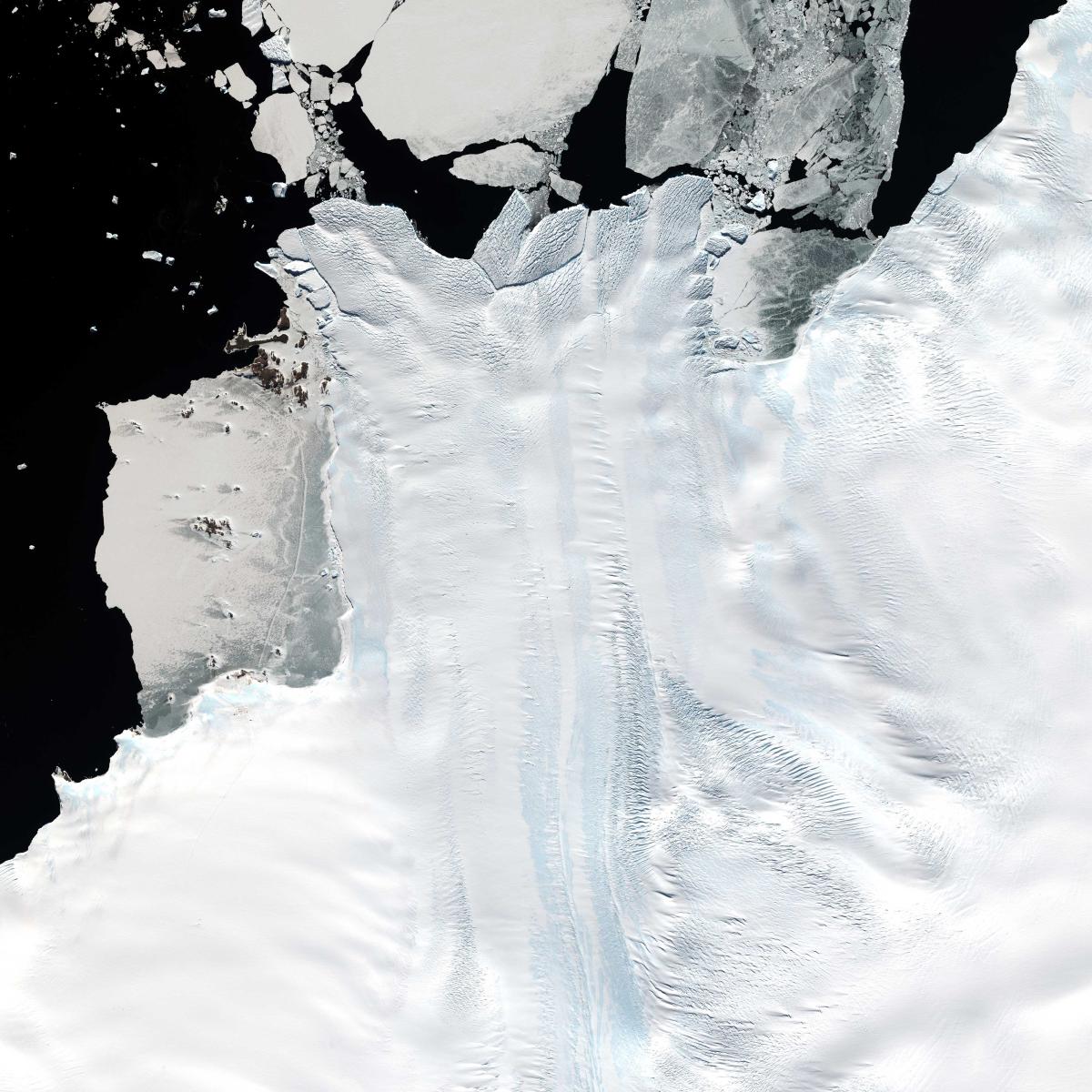 image satellite de l’Antarctique, terre Adelie image satellite de l’Antarctique, terre Adelie